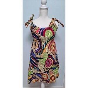 Girls 8-10 Fran+Bene  Colorful Print Sun Dress Made In Togo Africa